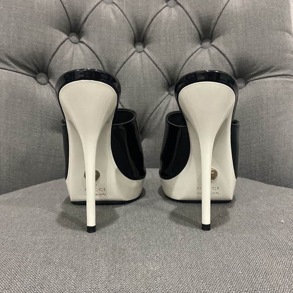 Gucci color block mule heels - Picture 4 of 13